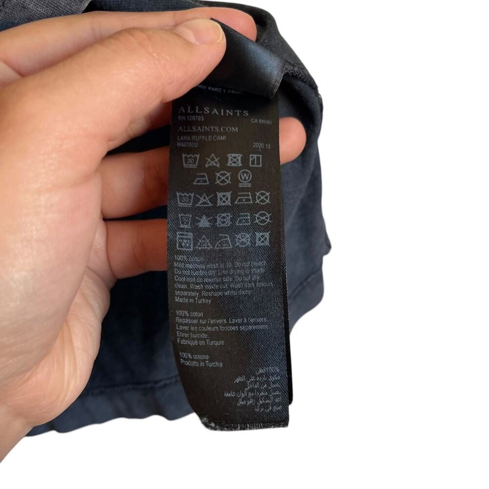 Allsaints Lara Ruffle Cami Flutter Sleeve T-Shirt… - image 7